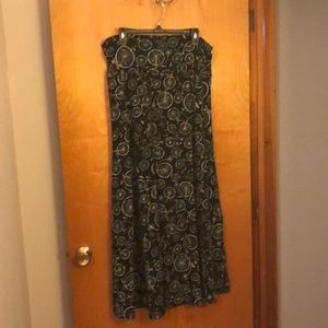 XL Lularoe Maxi Skirt with Bikes 🚲